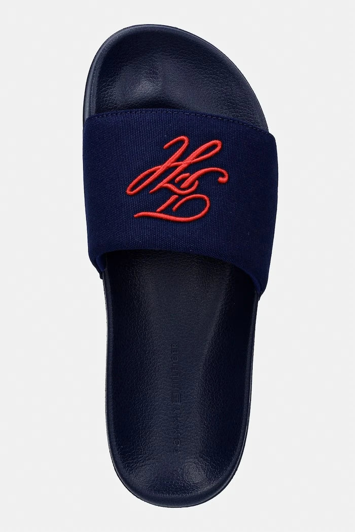 Tommy Hilfiger чехли мъжки TH EMBROIDERY POOL SLIDE
