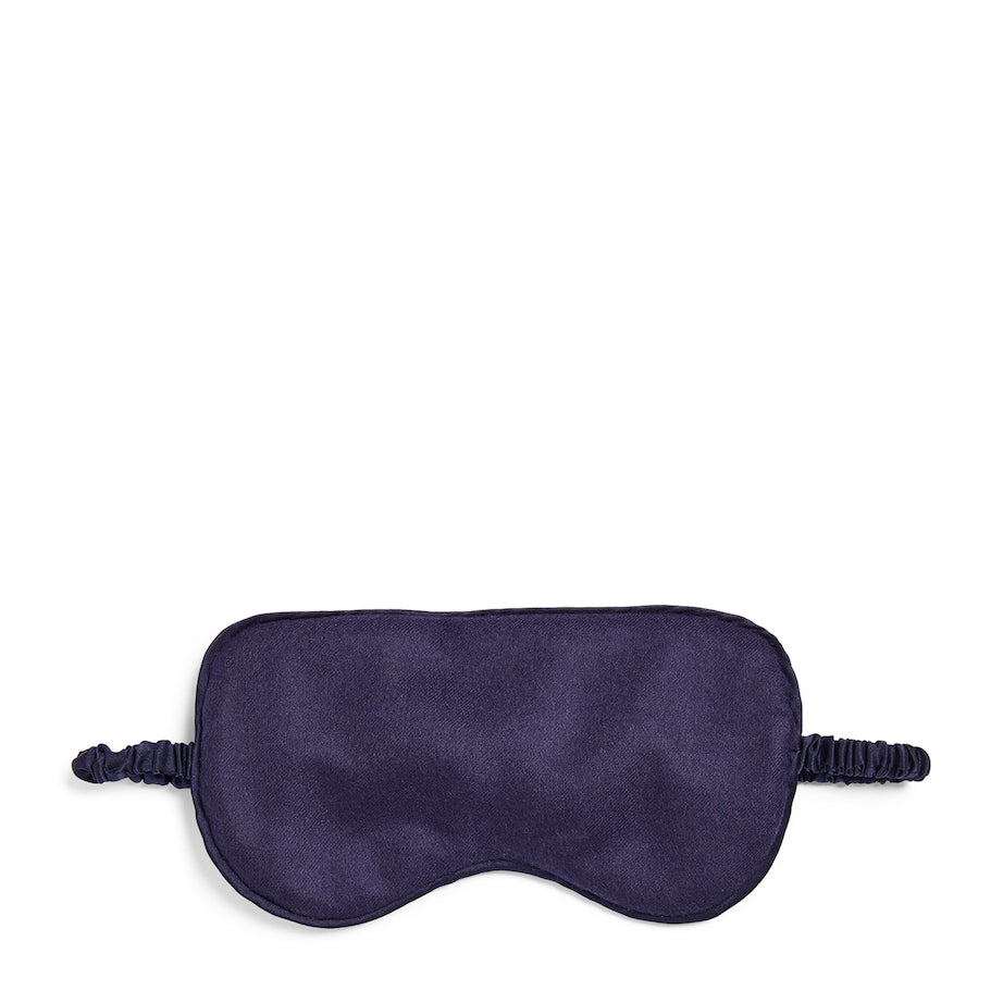 Navy Cashmere Eye Mask