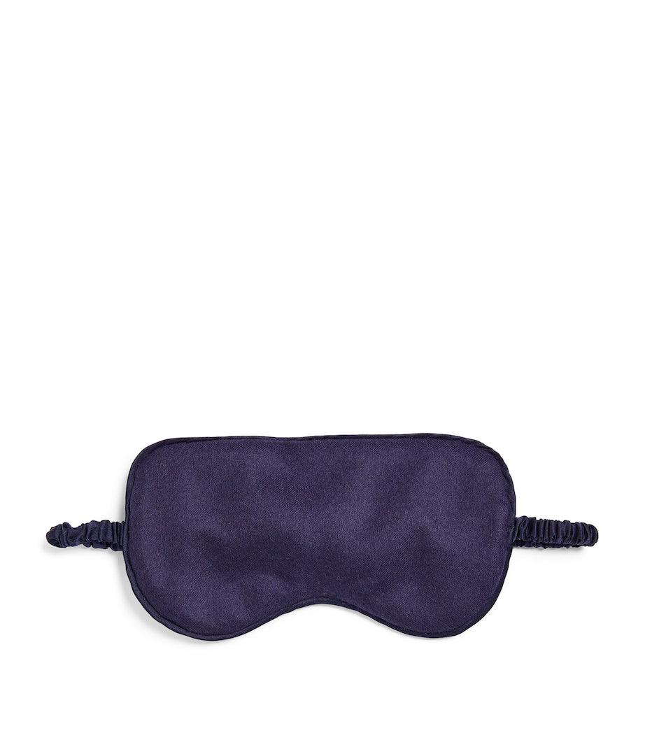 Navy Cashmere Eye Mask