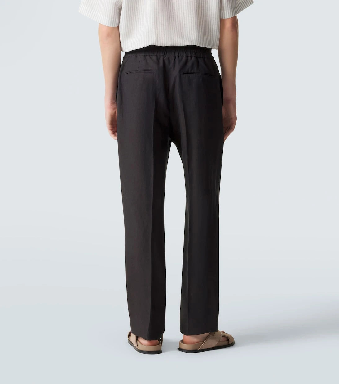 Brioni - Linen straight pants