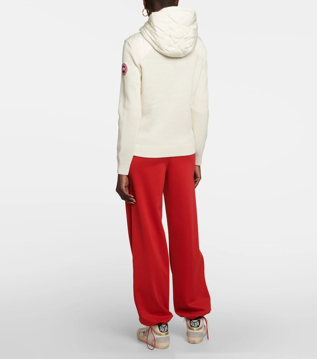 Canada Goose - سترة هودي صوفية HyBridge® مبطنة بالريش