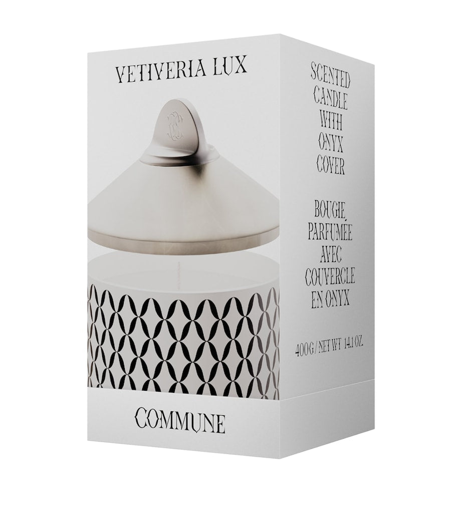 Commune Vetiveria Lux Scented Candle with Cover