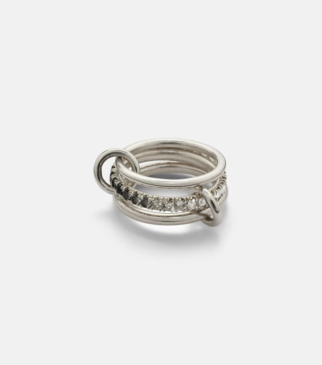 Spinelli Kilcollin - Petunia sterling silver ring with diamonds