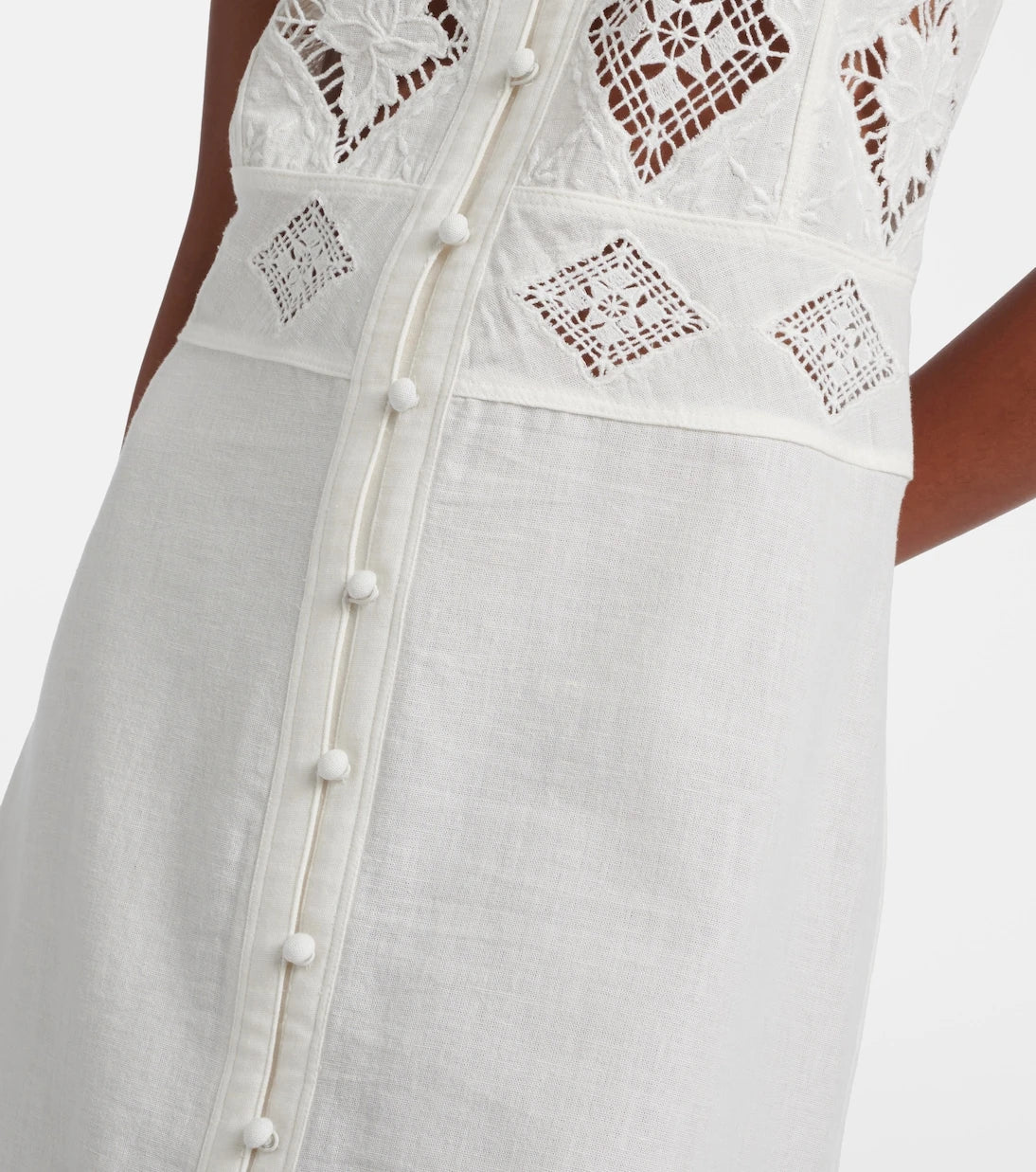 Isabel Marant - Nelsane cotton and linen midi dress