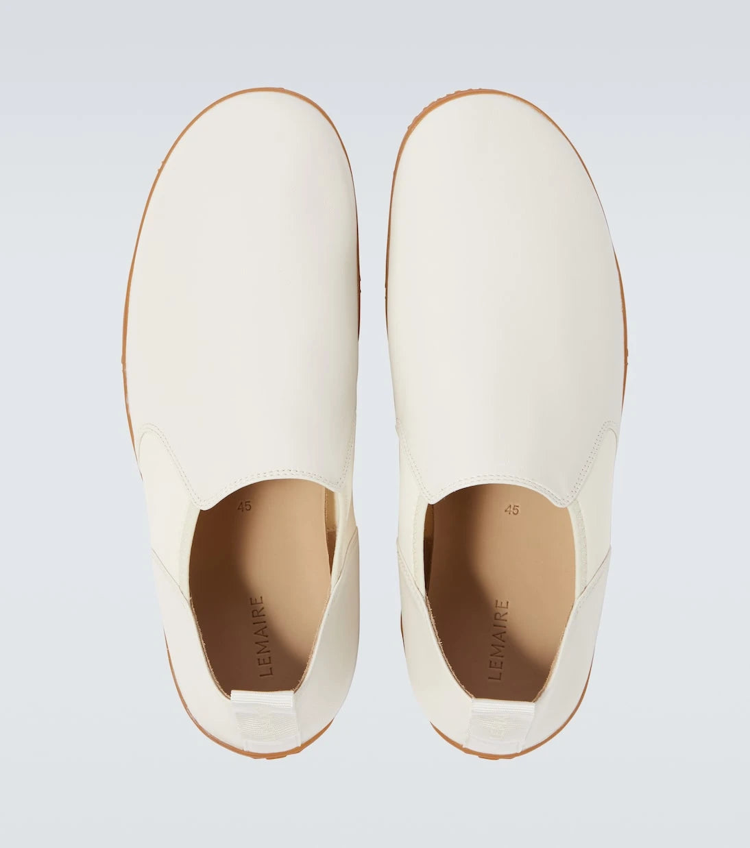 Lemaire - Vibram Glove leather slip-on shoes