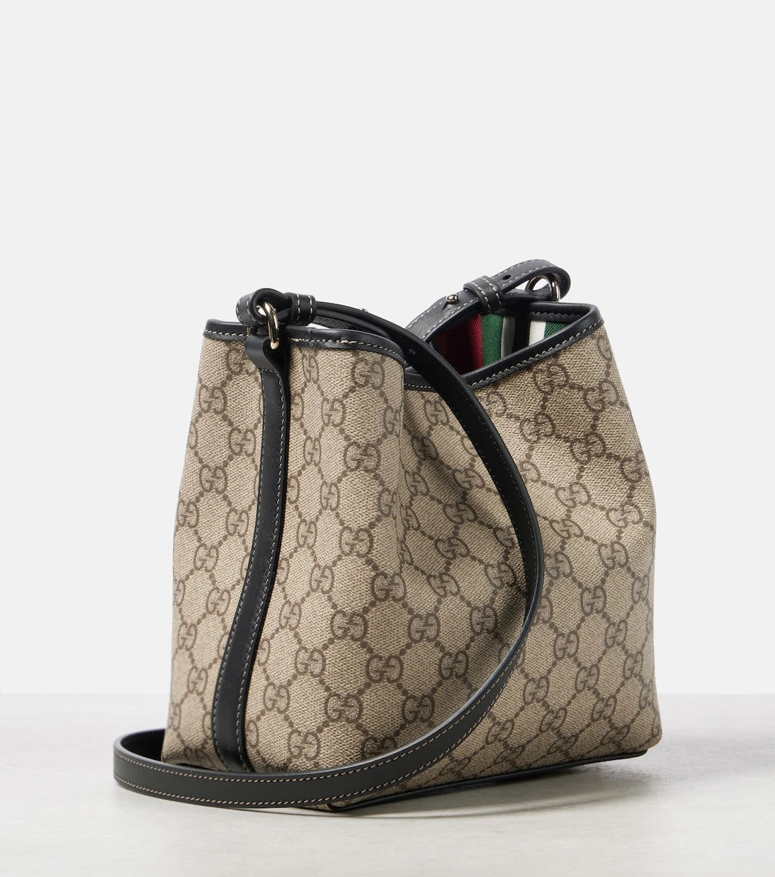 Gucci - GG Emblem Mini coated canvas tote bag