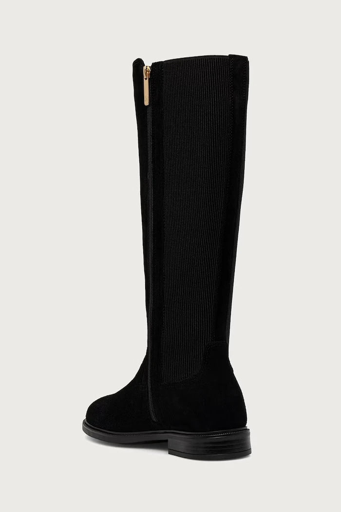 Diz Altı Kadın Süet Çizme ENAMEL FLAG SUEDE HIGH CHELSEA