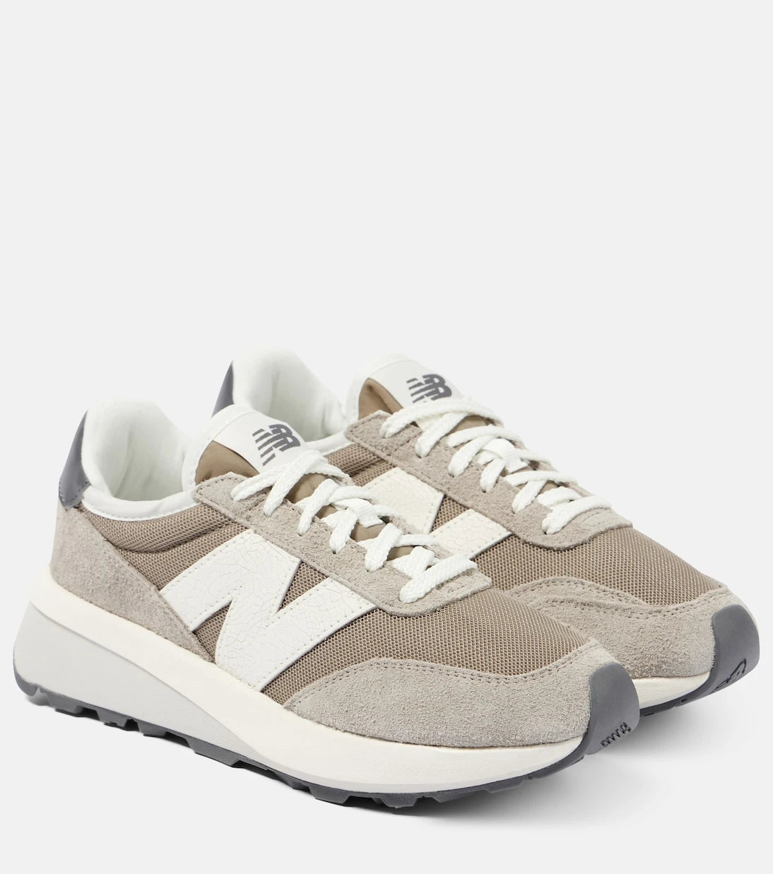New Balance - 370 suede-trimmed sneakers