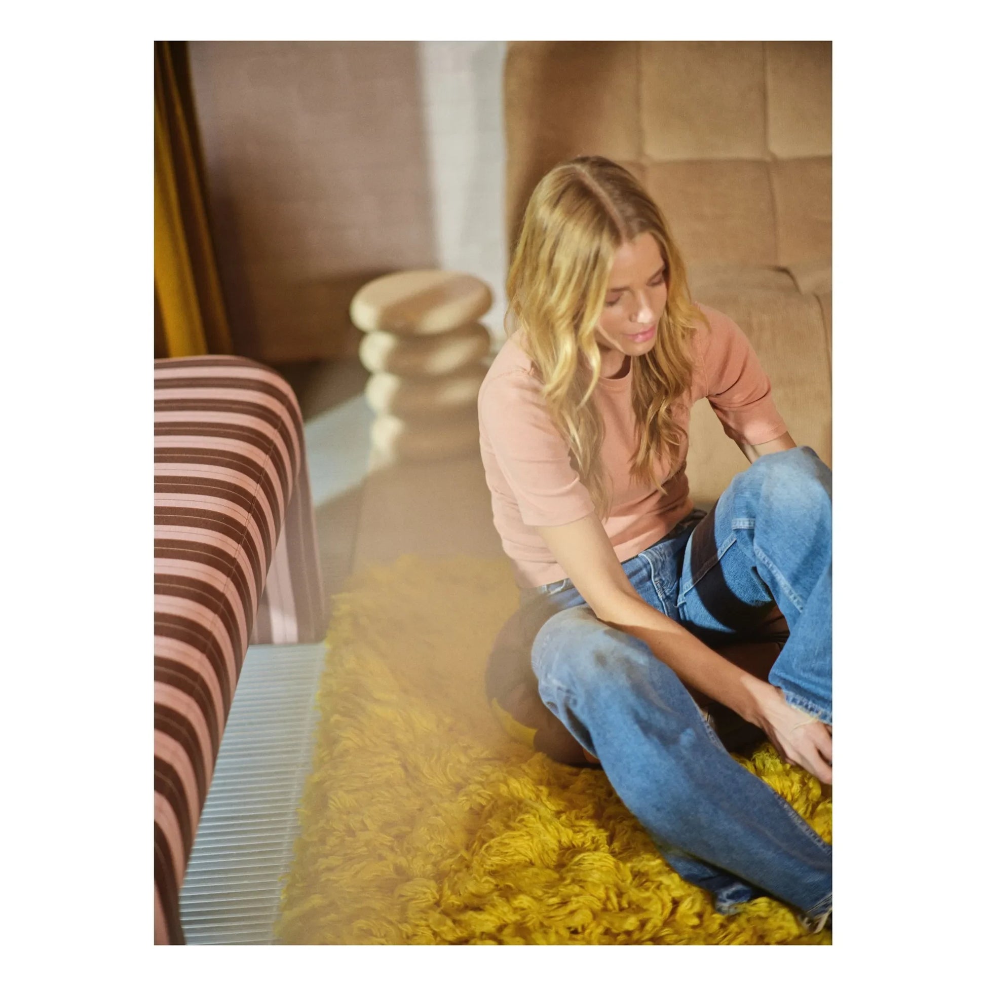HKliving - Lobby bench | Pink