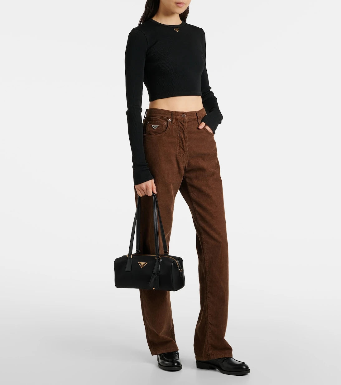Prada - Re-Nylon Medium leather tote bag
