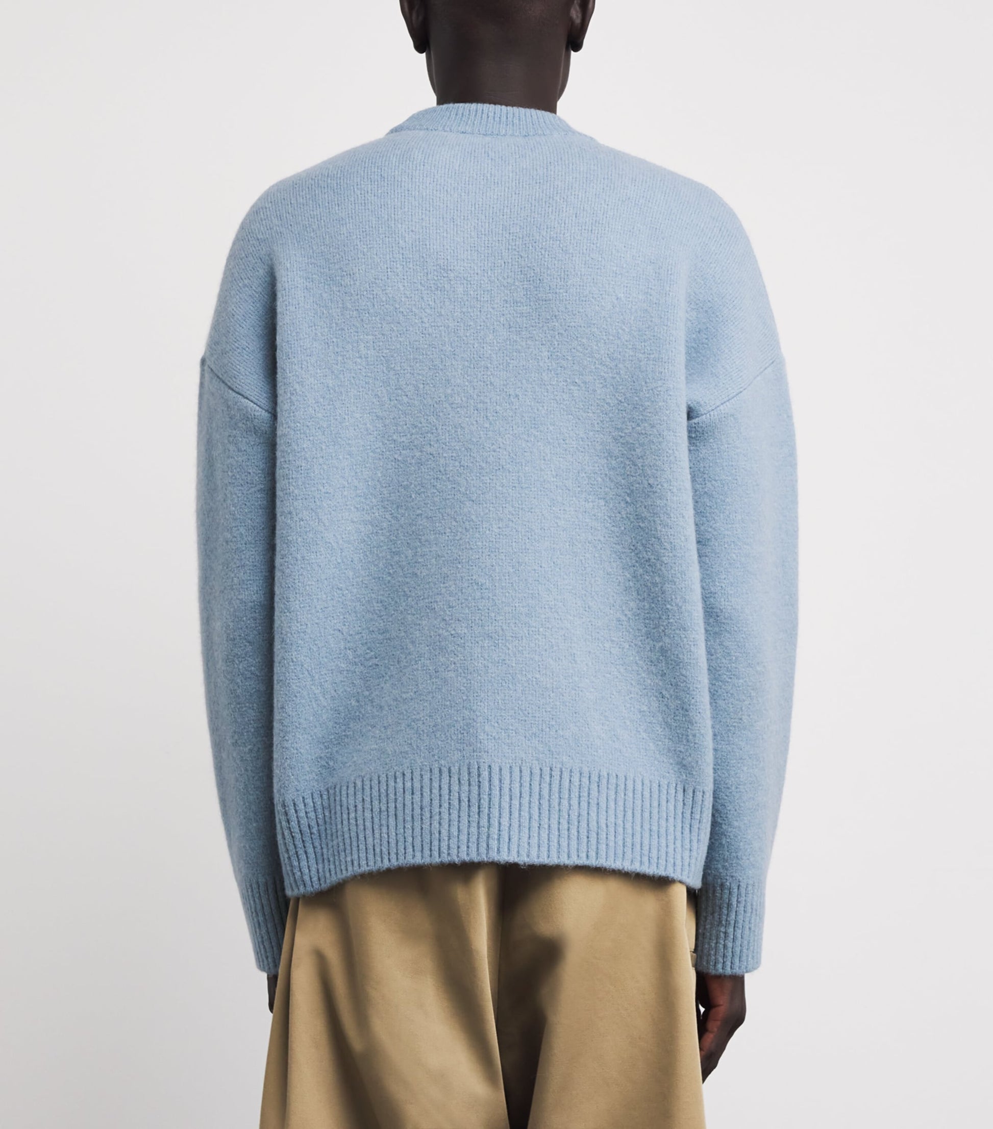 Blue Alpaca-Blend Ami de Coeur Sweater