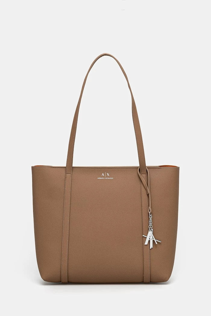 Armani Exchange kadın suni deri alışveriş çantası