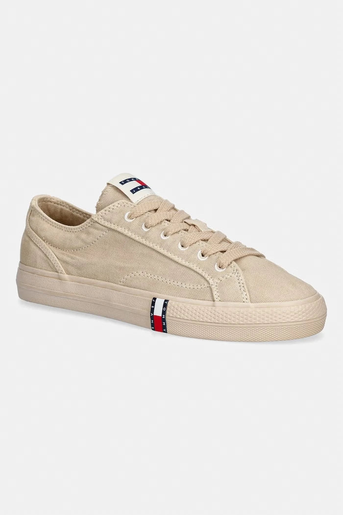 Tommy Jeans ARCHIVE VULC Y2K WASHED CANVAS ниски кецове дамски