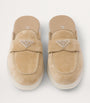 Neutral Suede Mules