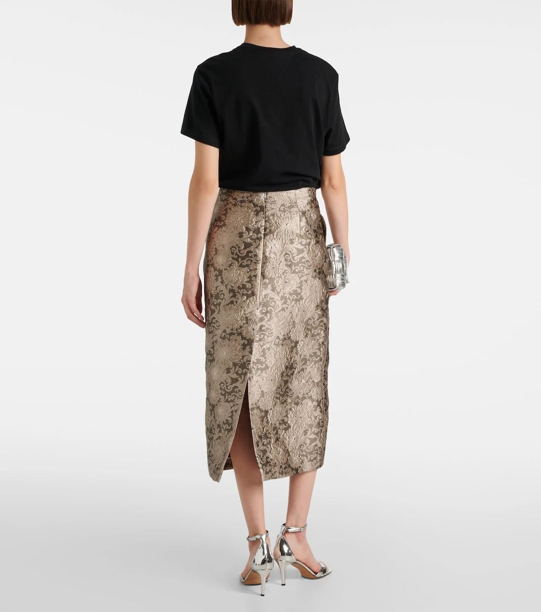 'S Max Mara - تنورة ميدي "ديليتا" الجاكار