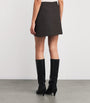 Claudie Pierlot Brown Wool-Blend Mini Skirt