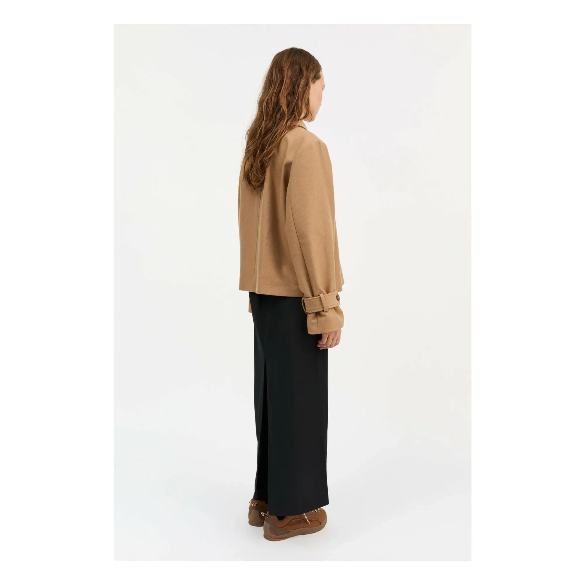Skall Studio - Ally Recycled Wool Jacket | Camel