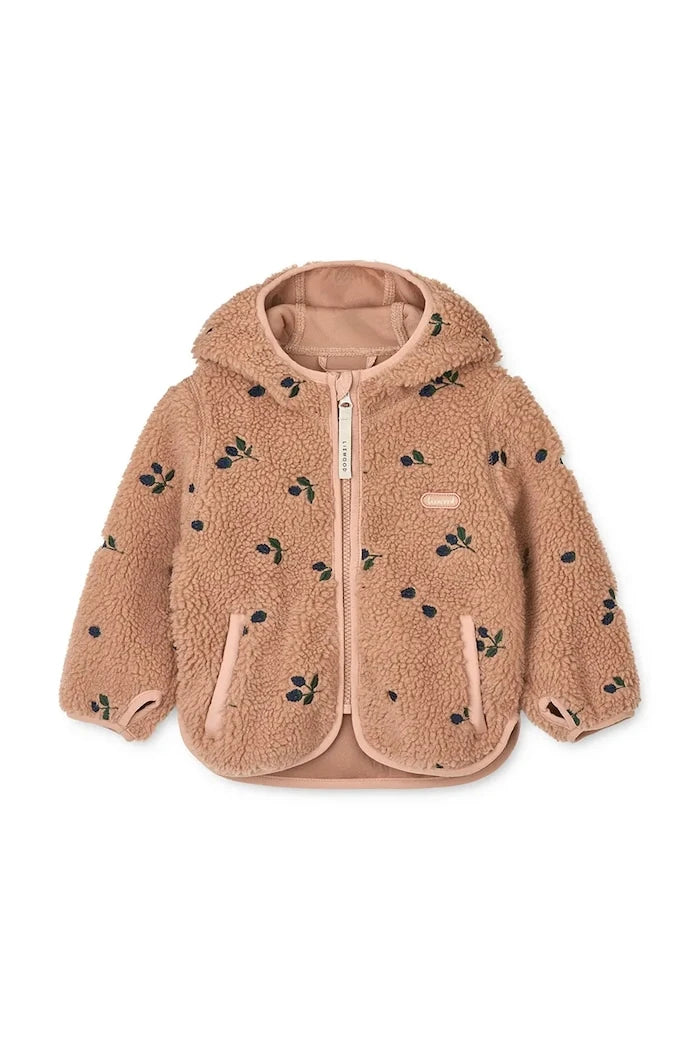Бебешко яке Liewood Mara Pile Jacket With Ears