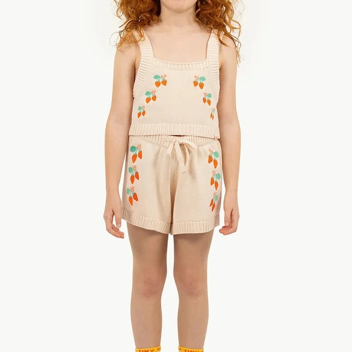 Tinycottons STRAWBERRIES SHORTS Çocuk Pamuklu Kısa Şort
