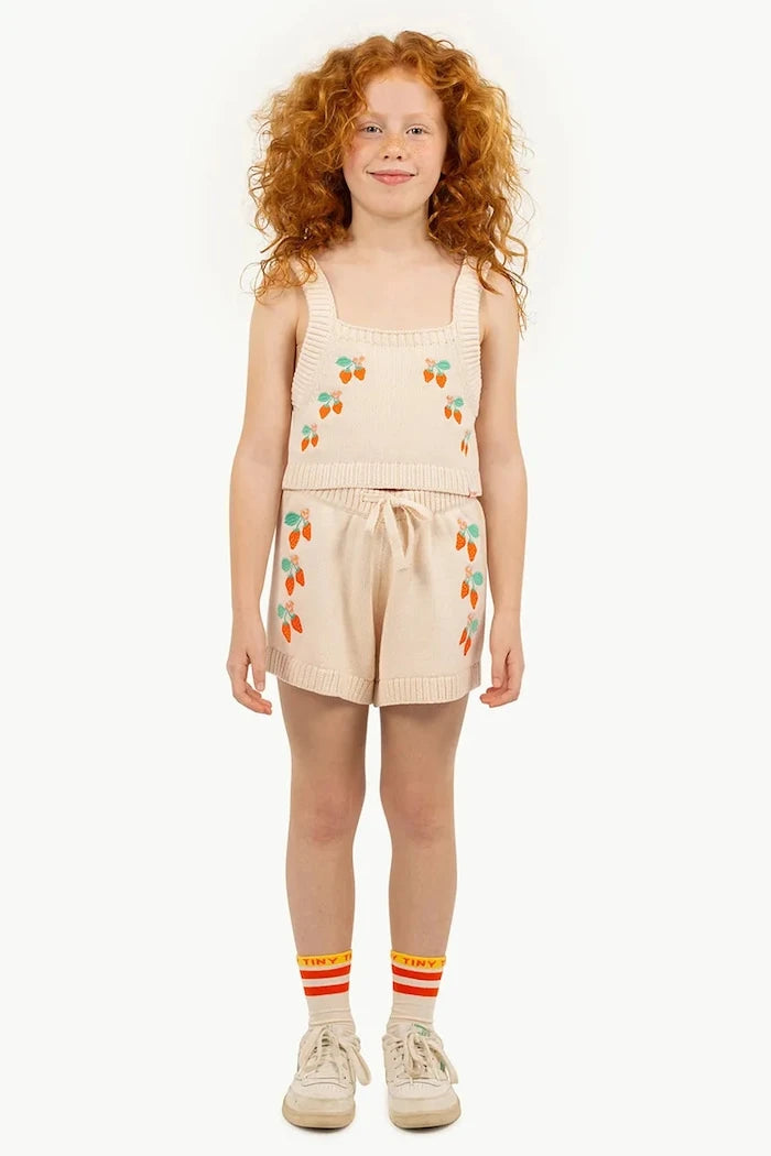 Tinycottons STRAWBERRIES SHORTS Çocuk Pamuklu Kısa Şort