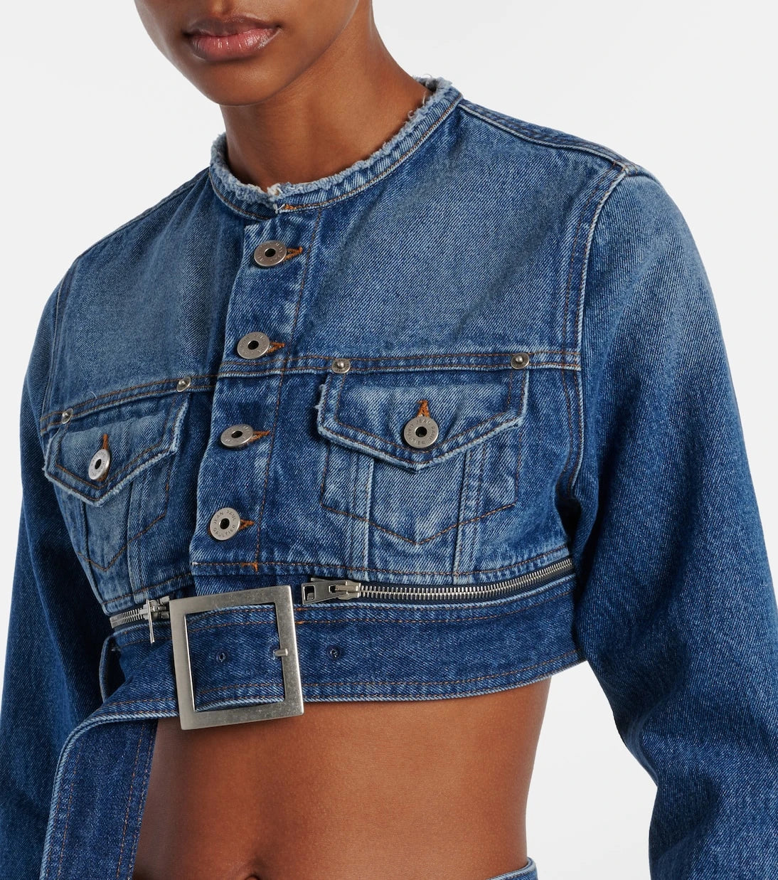 Jean Paul Gaultier - Cropped denim jacket