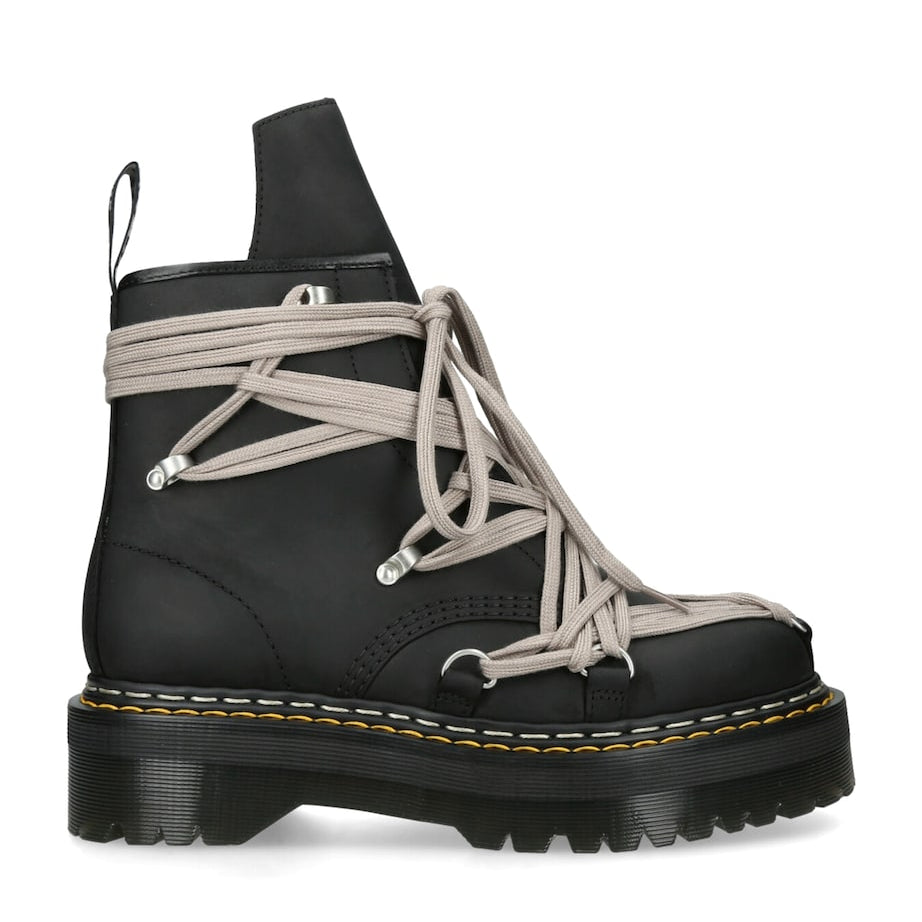 Rick Owens x Dr. Martens Quad Sole 1460 Megalace Boots