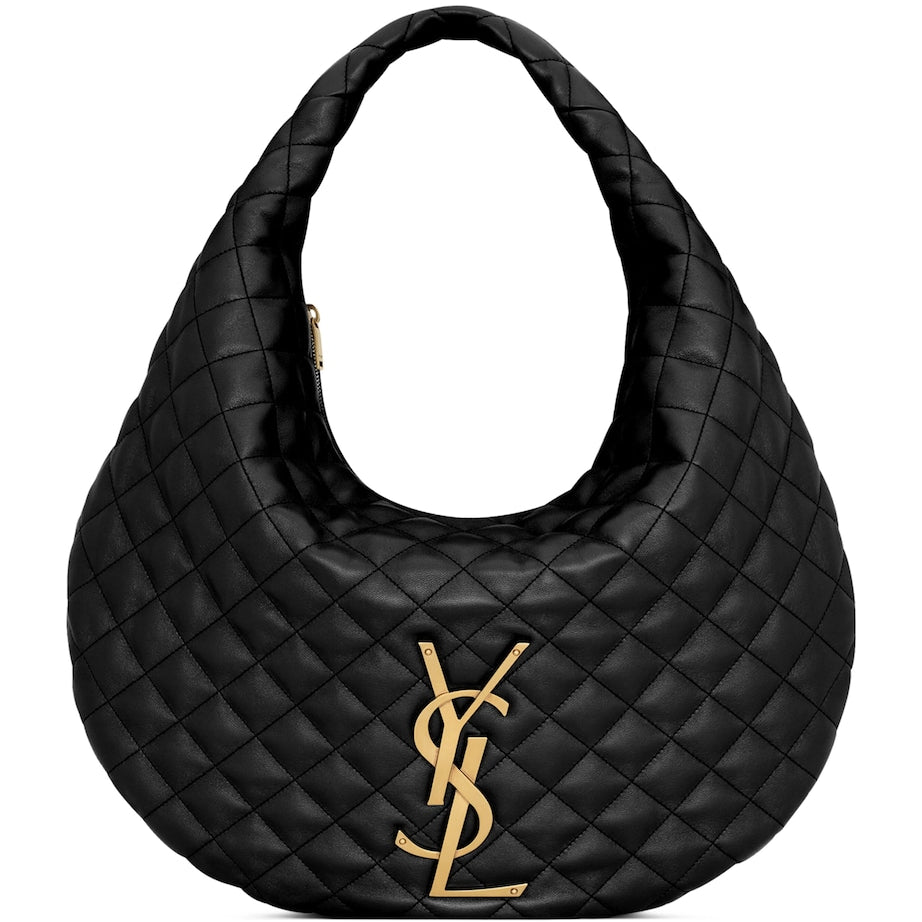 Saint Laurent Black Medium Icare Quilted Shoulder Bag