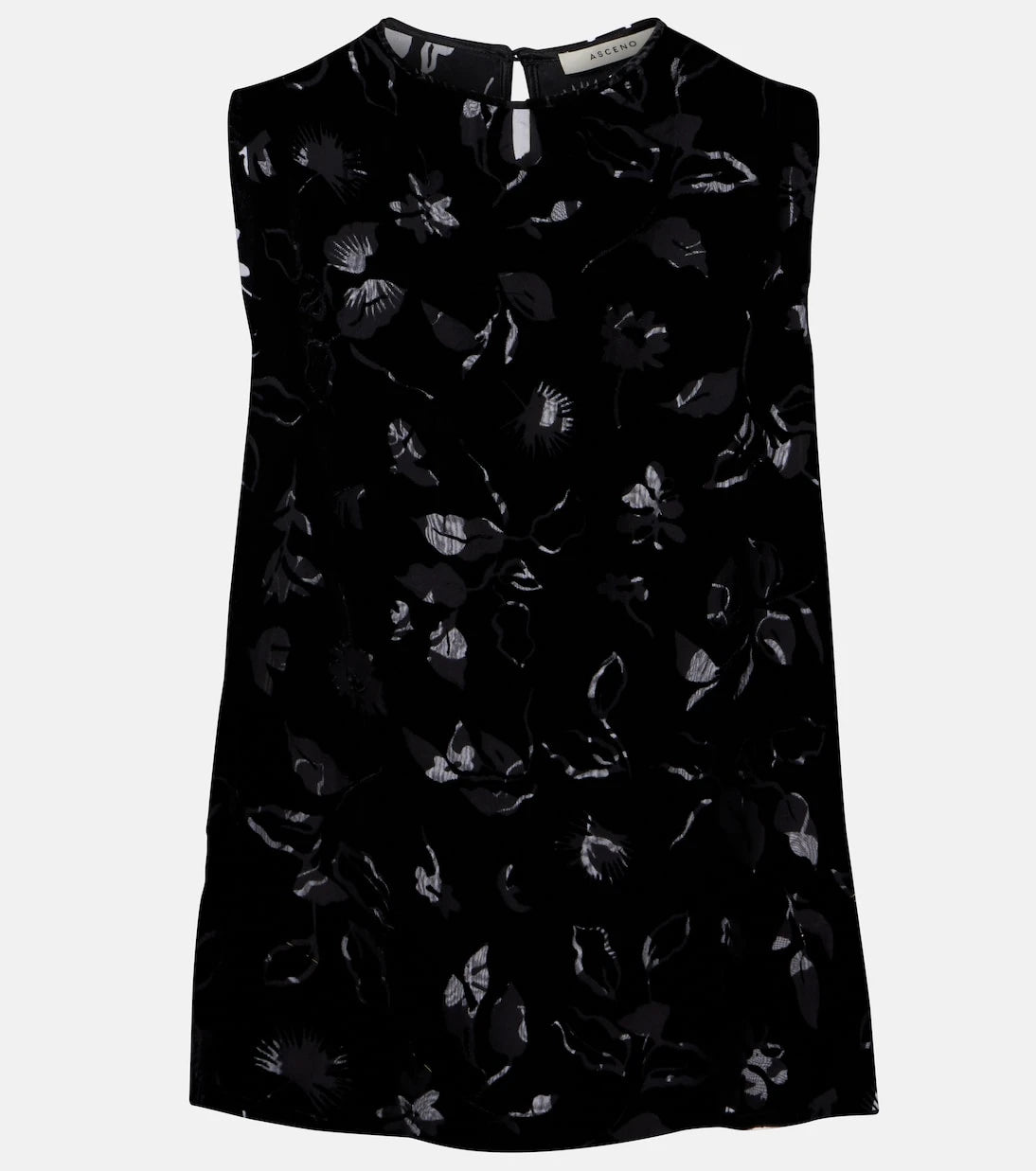 Asceno - Trento devoré velvet top