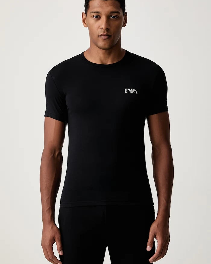 Emporio Armani Underwear erkek pamuk ve elastan ev tişörtü