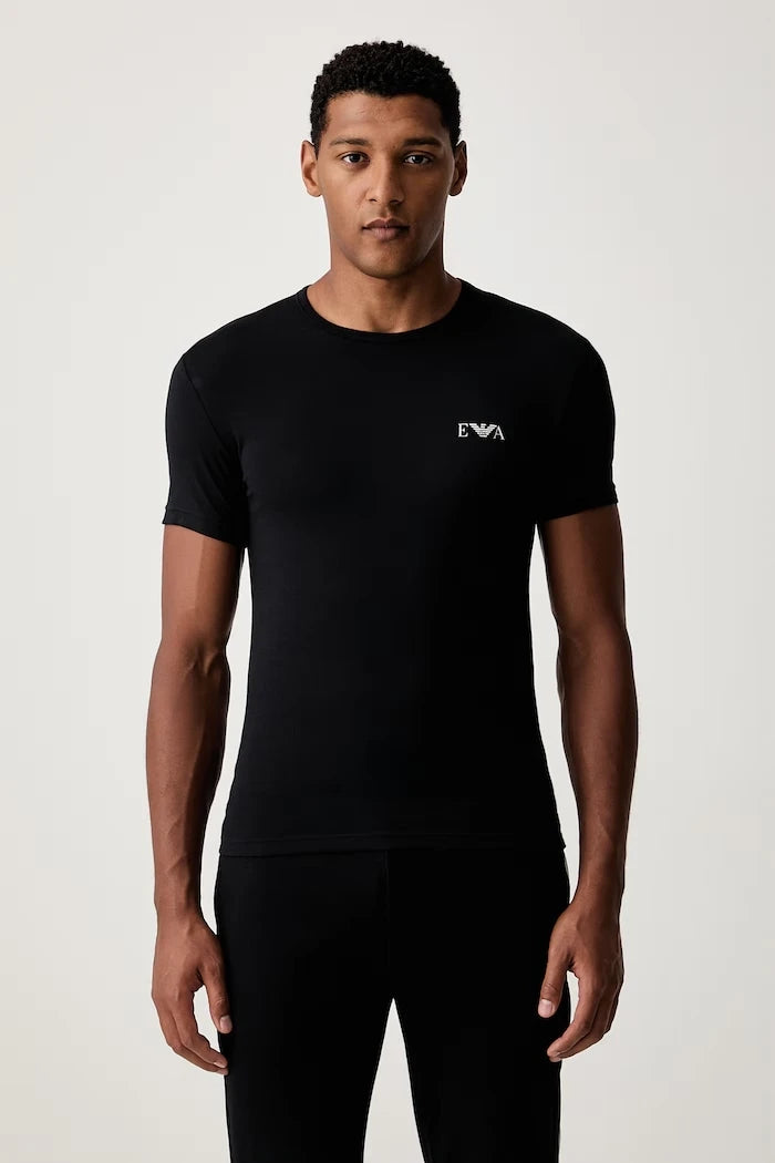 Emporio Armani Underwear erkek pamuk ve elastan ev tişörtü