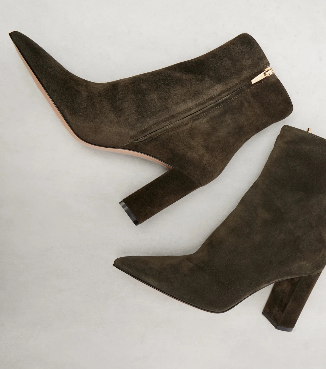 Gianvito Rossi - Lyell 85 suede ankle boots
