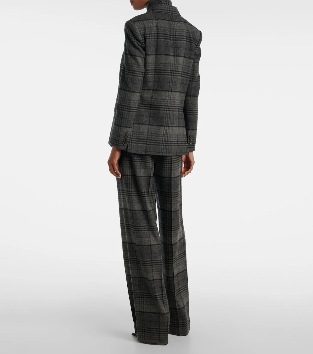 Ralph Lauren Collection - جاكيت صوف كينت مزدوج الصدر بنقشة مربعات