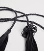 Ulla Johnson Black Leather Tassel Belt