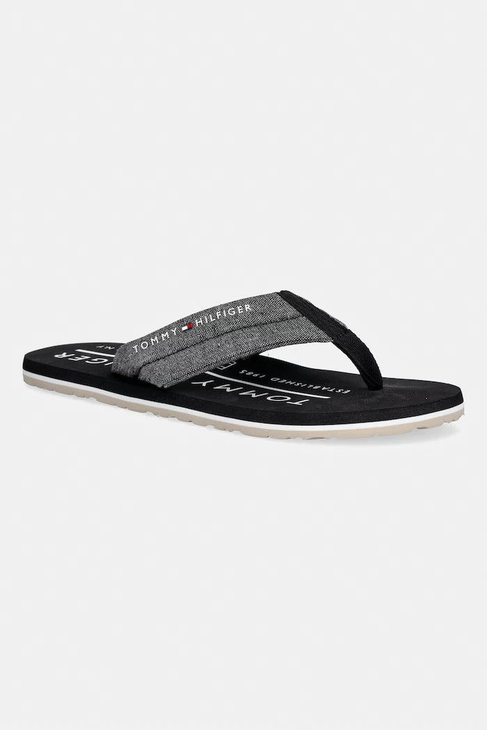 Tommy Hilfiger джапанки мъжки HILFIGER CHAMBRAY BEACH SANDAL