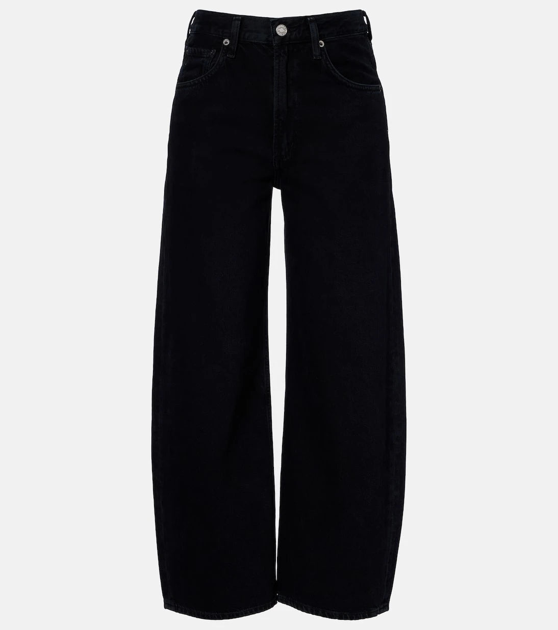 Agolde - Low Curve cropped mid-rise barrel-leg jeans