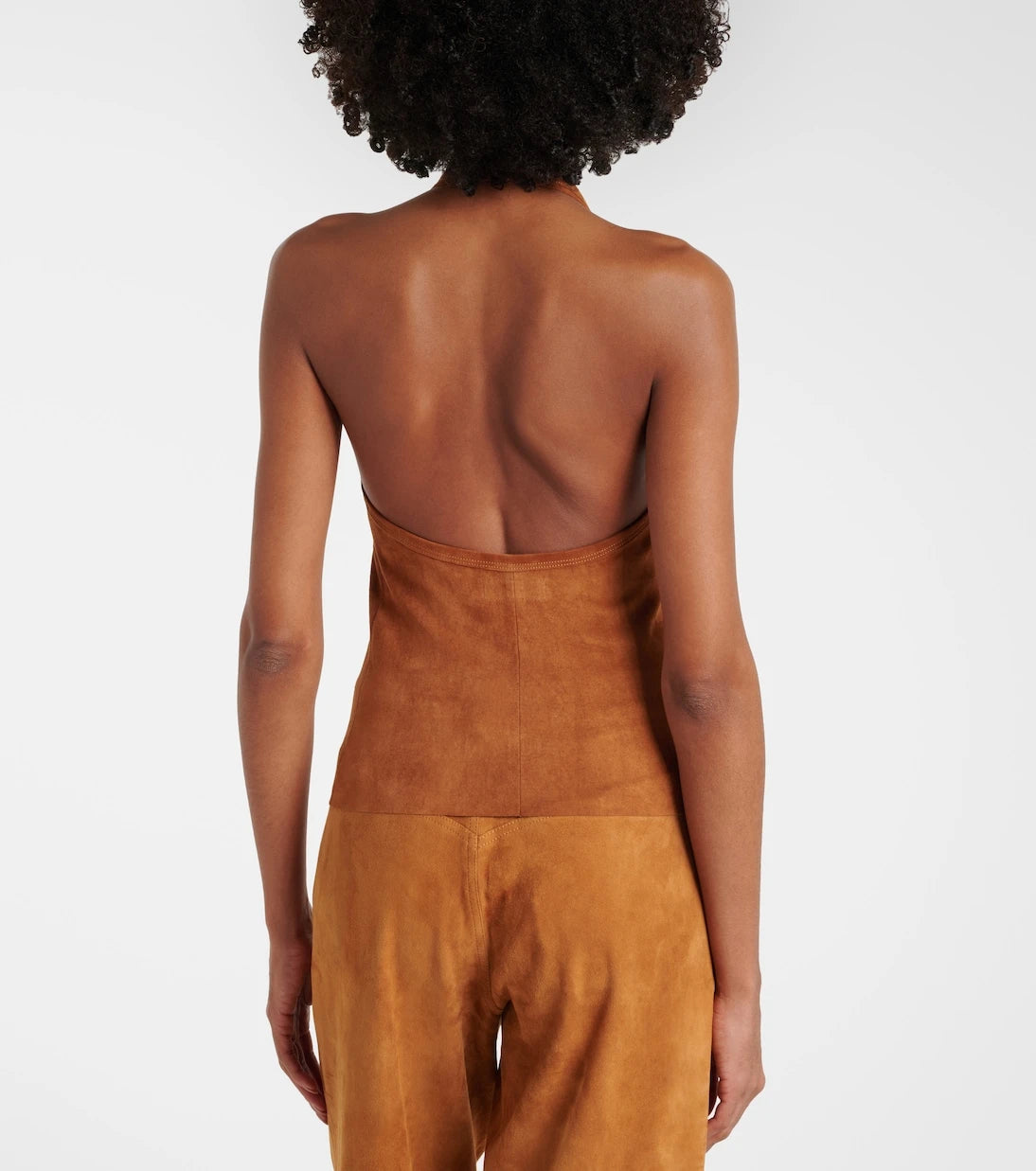 Stouls - Cherry suede minidress