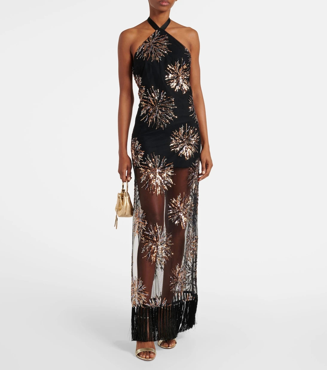 Taller Marmo - Nina Soleil sequined maxi dress