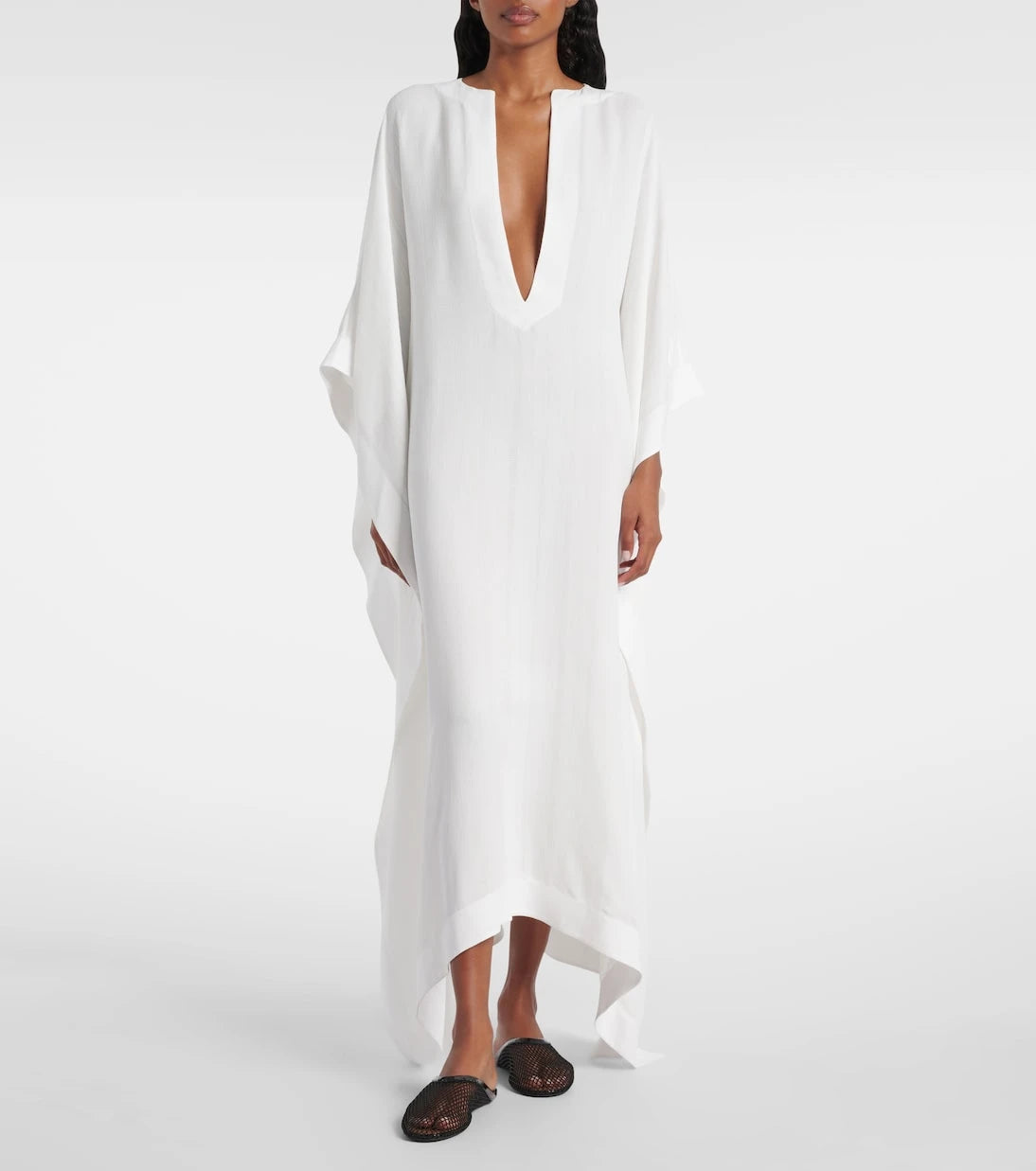 Alaïa - Oversized crêpe kaftan