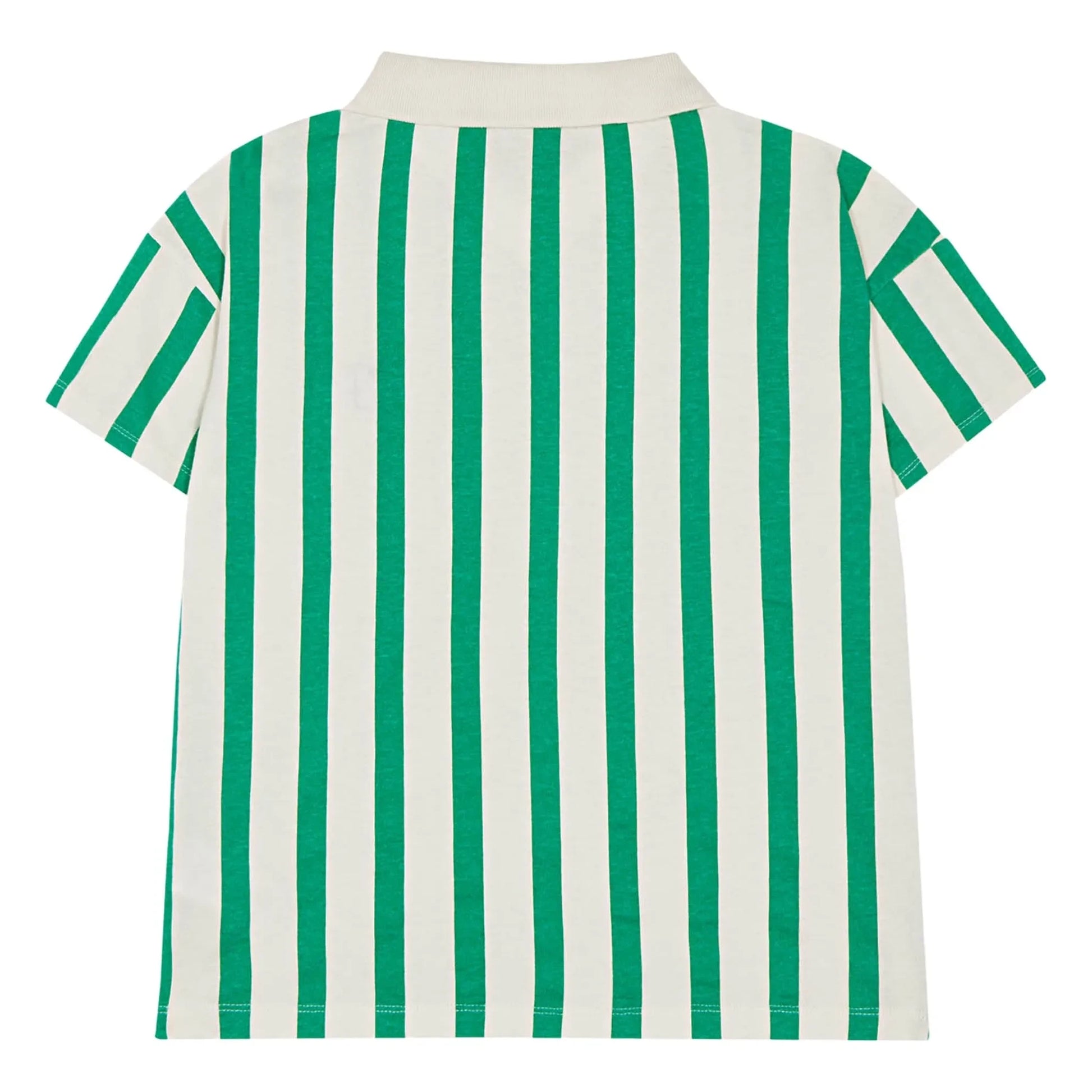 The Campamento - Oversize striped polo shirt | Green