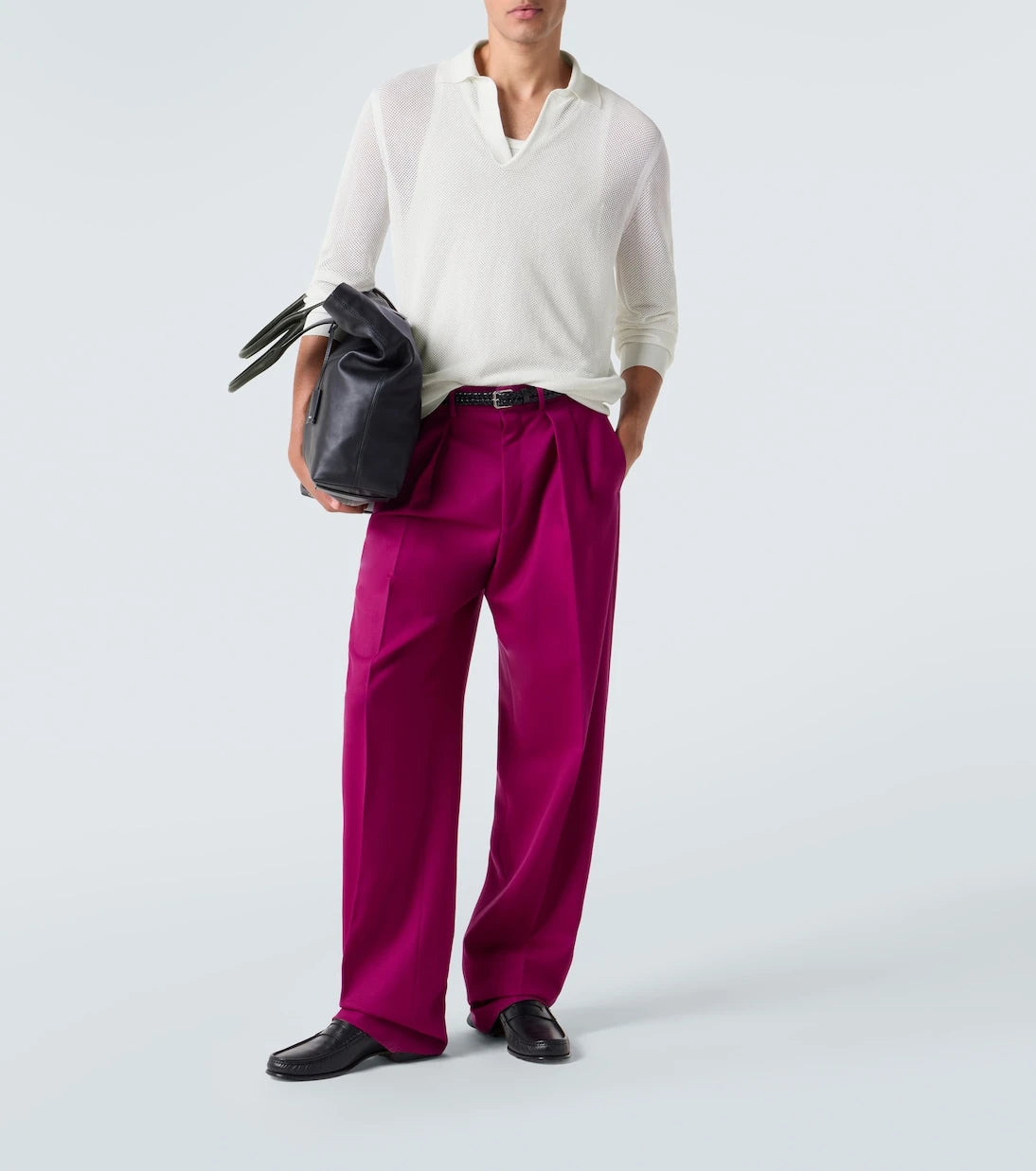 Tom Ford - Semi-sheer cotton polo sweater