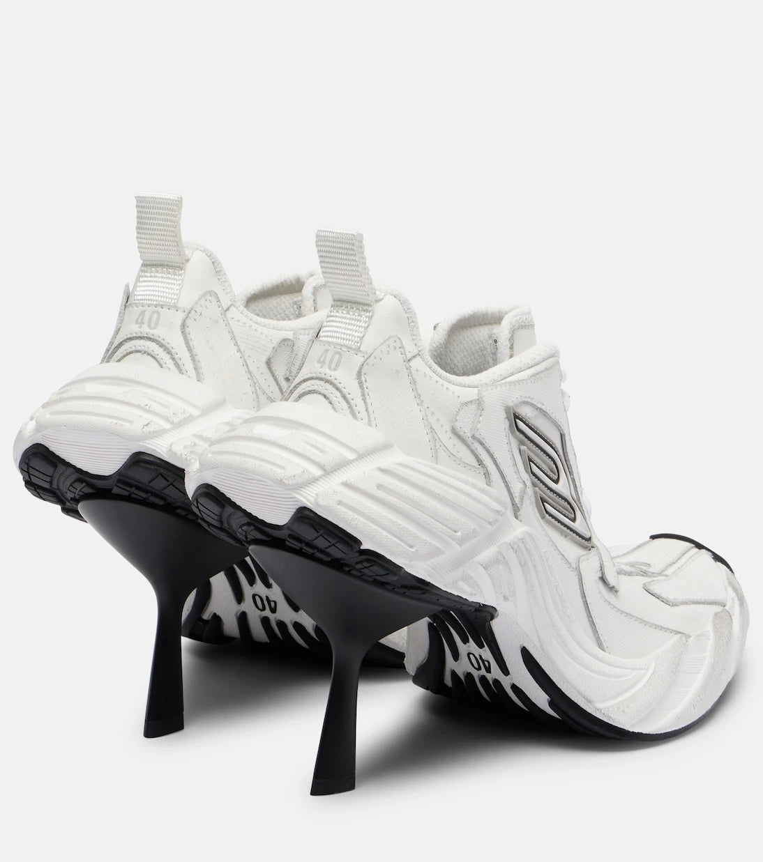 Balenciaga - Monday leather sneaker pumps