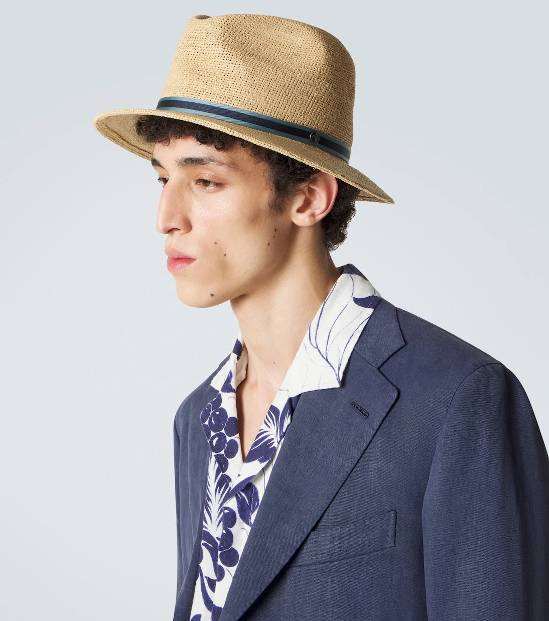 Borsalino - Argentina crochet straw fedora
