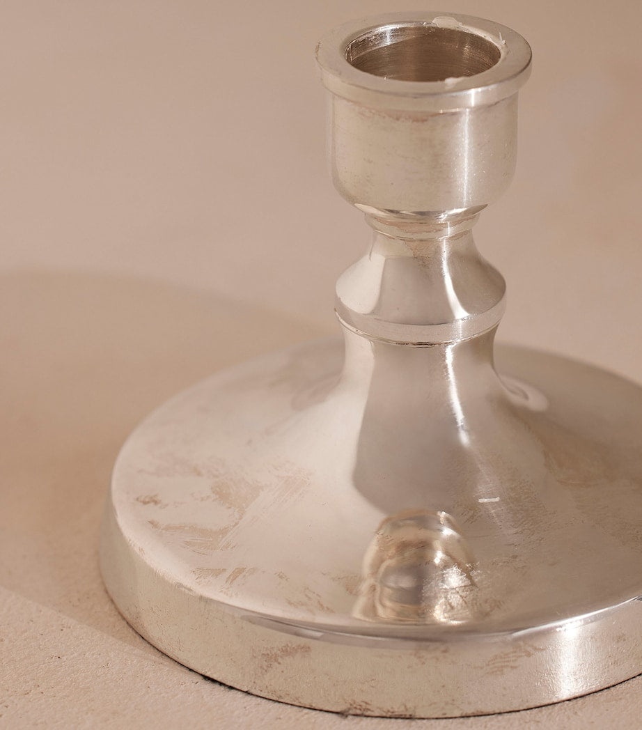 Small Silver-Plated Stiden Candlestick (8cm)