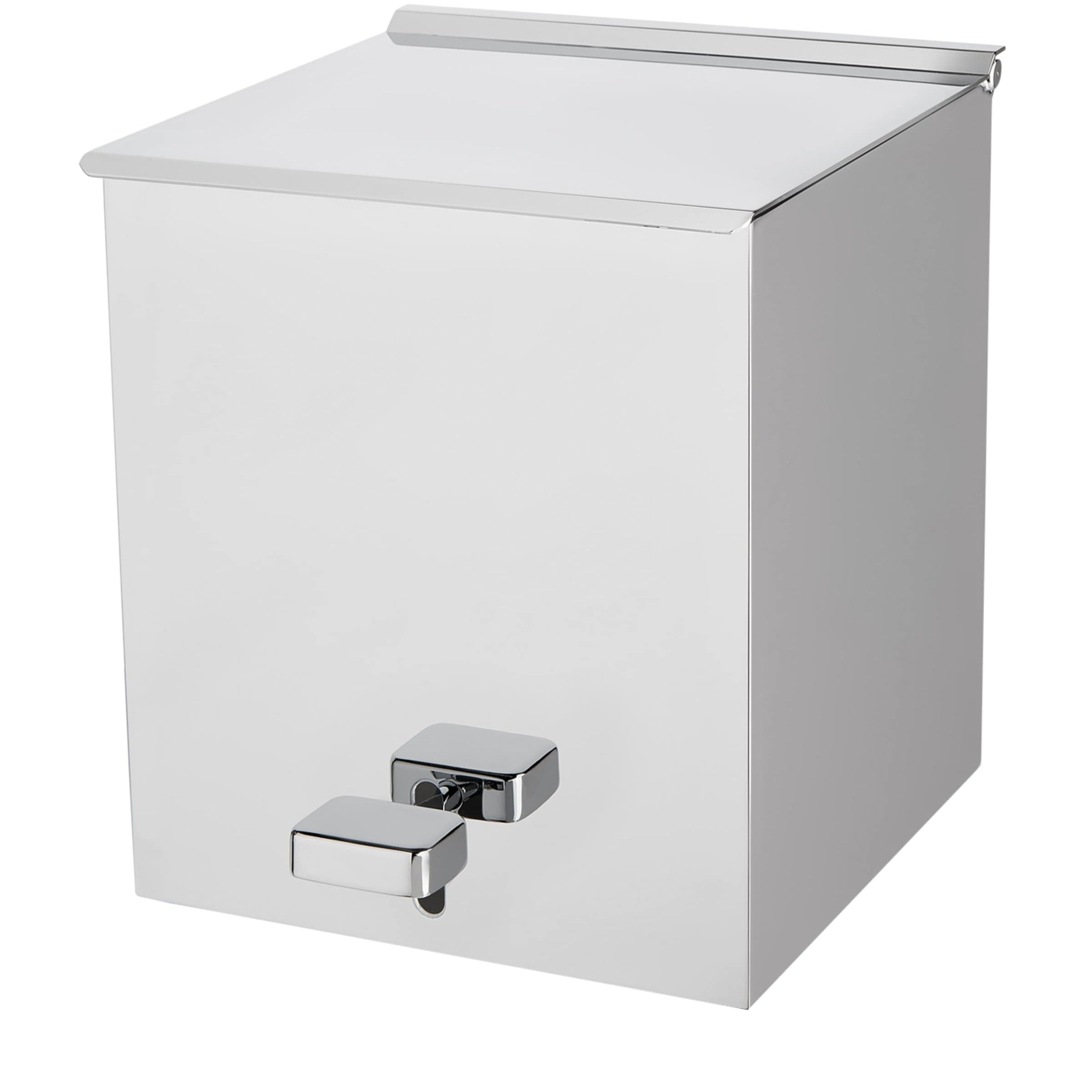 Chrome Square Pedal Bin