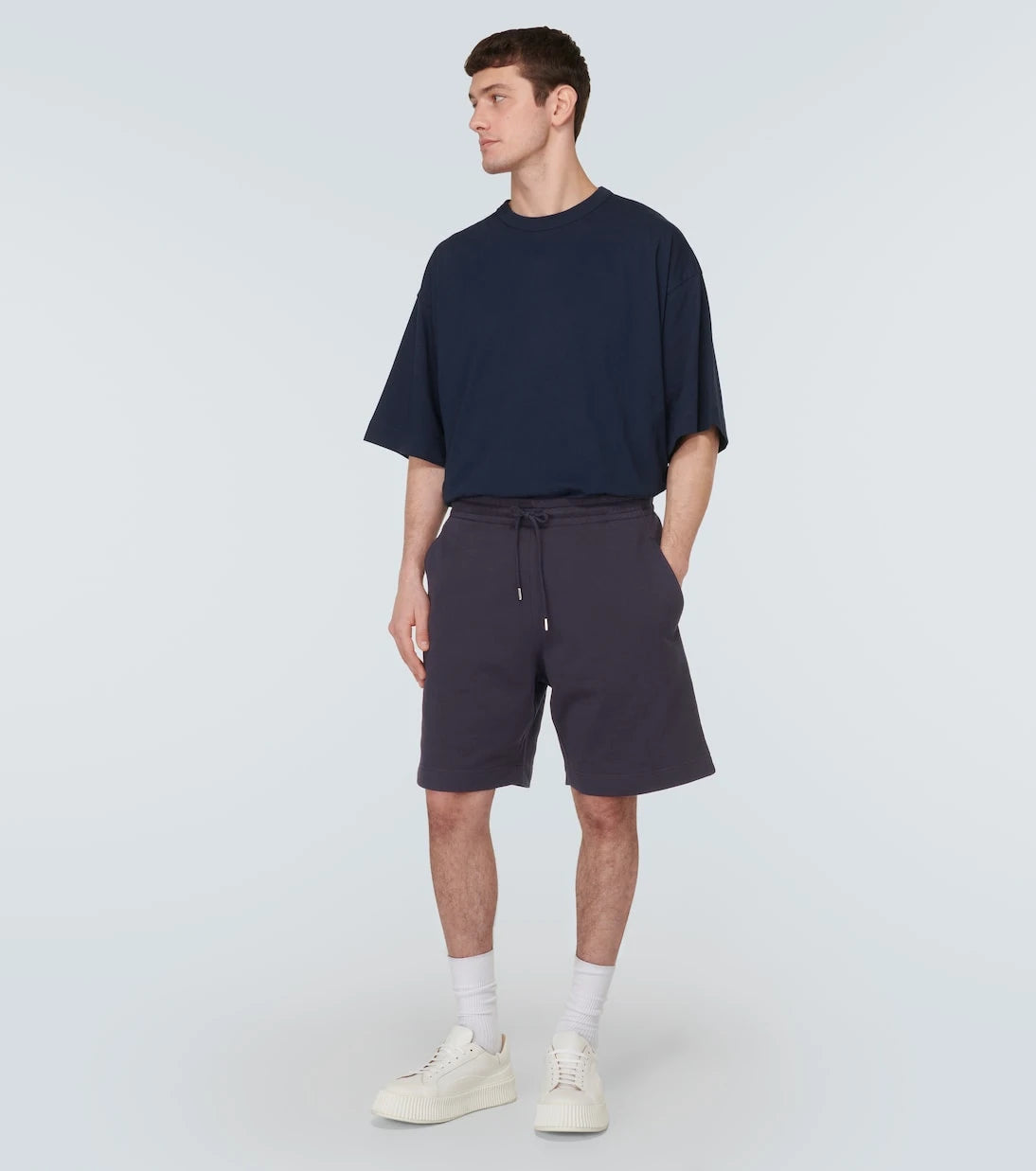 Dries Van Noten - تيشيرت من قطن الجيرسيه