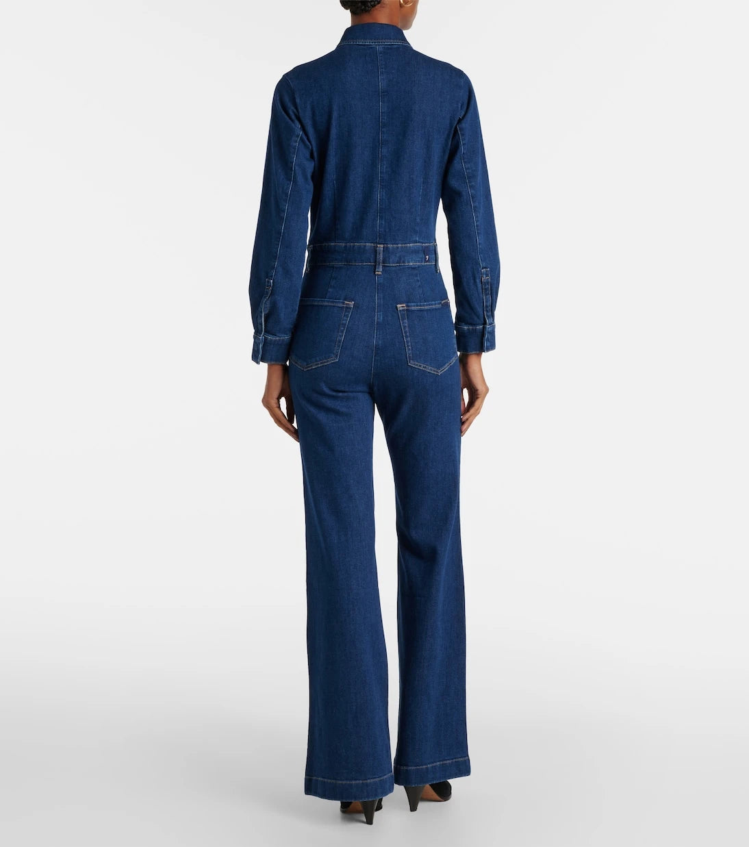 7 For All Mankind - Flared denim jumpsuit