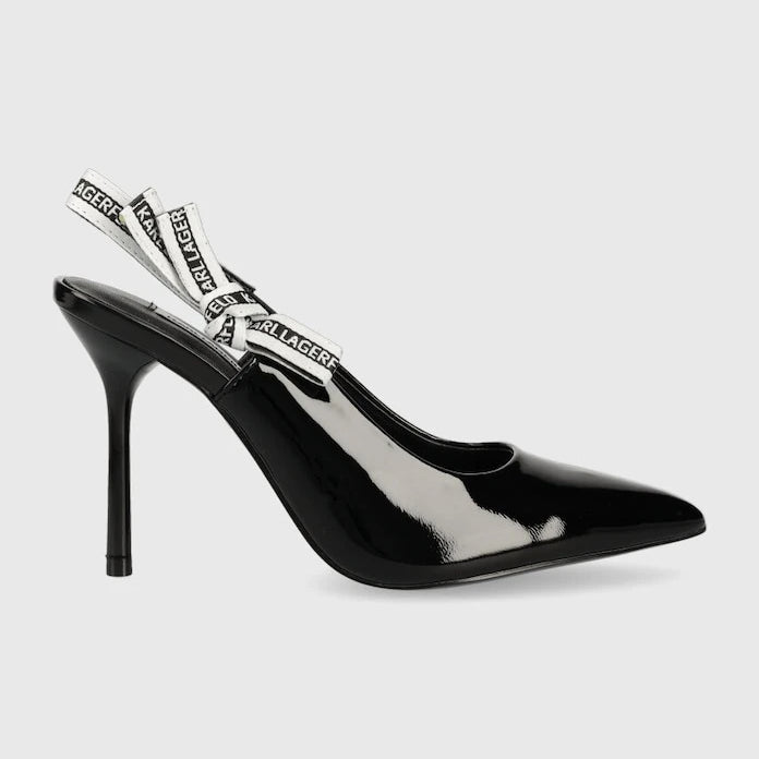 Кожени обувки с висок ток Karl Lagerfeld SARABANDE