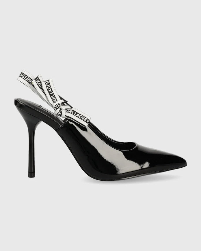 Кожени обувки с висок ток Karl Lagerfeld SARABANDE