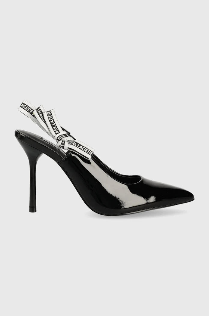 Кожени обувки с висок ток Karl Lagerfeld SARABANDE