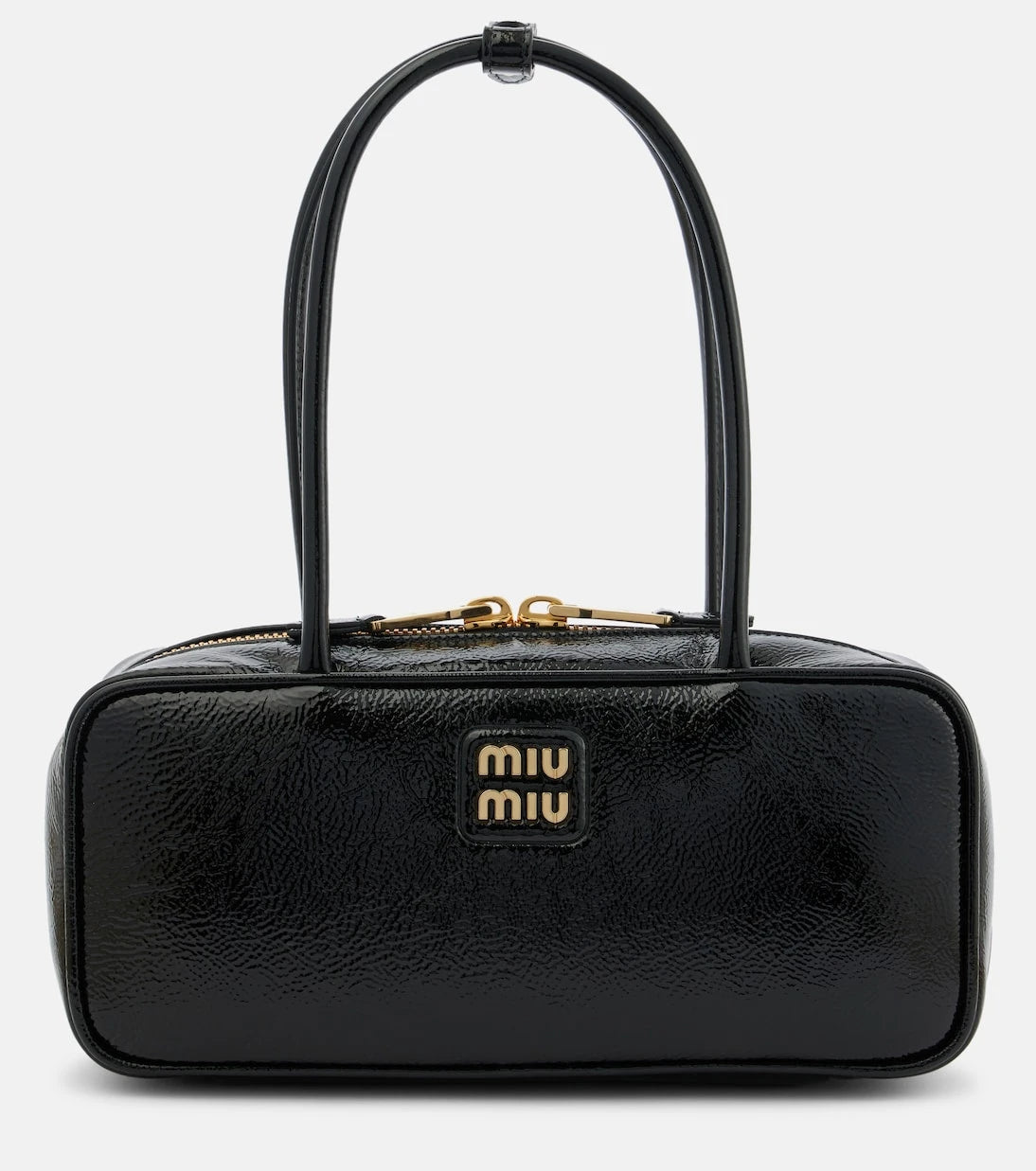Miu Miu - Beau patent leather tote bag